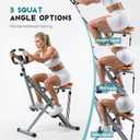 OLIXIS Squat Machine for Home, 330 LBS Capacity Foldable Glute Exercise