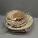 7 Pieces Bohemian Round Wall Baskets Wicker Rattan Wicker Wall Decor for Bedroom, Living Room (Style B)