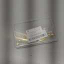 2 Pcs Metal Eye Cream Applicator Face Roller Massager Tool,Eye Massage Wand Stick Girls Women Facial Massager for Reducing Puffiness Wrinkle (Gold)