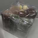 Senjie 18 PCS Velvet Ornaments Balls Sets for Christmas Tree 3.15inch Multicolor Flocked Christmas Balls Assortment for Xmas Tree Holiday Decor (Brown,Green and Khaki Each 6pcs)