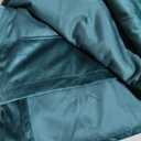 BGment Teal Velvet Blackout Curtains for Living Room, Thick Luxury Thermal Insulated Curtains 84 inches Long Noise Reduce Back Tab and Rod Pocket Super Soft Drapes for Bedroom, 2 Panels, 42 x 84 Inch