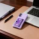 for 2025 iPhone 17 Case Wallet Phone Case With Card Holder Clear Protective Phone Case with Credit Card Holder Heavy Duty Protection Anti-Scratch Compatible for New iPhone 17 6.3in Transparent