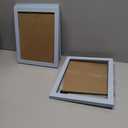 8x10 Picture Frames Set of 4, 5x7 with Mat or 8x10 Without Mat, Tabletop or Wall Display for Photos, Paintings, Posters, Artwork