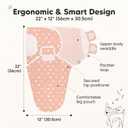 KeaBabies 3-Pack Organic Baby Swaddle Sleep Sacks - Swaddles for Newborns, Infant 0-3 Months, Baby Girls, Boys, Soft & Snug Newborn Sleep Sack, Nursery Swaddling Blankets (Butterflies)