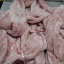 PAVILIA Women Hooded Plush Soft Robe | Fluffy Warm Fleece Sherpa Shaggy Bathrobe (L/XL, Light Pink)