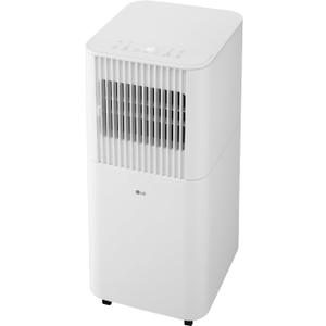 LG 5,000 BTU (DOE) Portable AC with Fan and Remote Control, White | Fan, Compact Quiet, Standing, Remote Control, for Indoor Bedroom, Bathroom, Garage, Office
