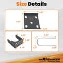 maXpeedingrods 6" Rear Axle Flip Kit for Chevy/GMC C1500 1988-1998 Pickup Trucks Lowering Drop Kit