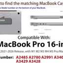UESWILL Case for 2021-2026 Release MacBook Pro 16 inch M5 M4 M3 M2 M1 Pro Max chip Model: A3429 A3428 A3403 A3186 A2991 A2780 A2485, Pattern Hard Shell Cover, Astronaut A