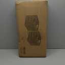 Water Hyacinth Storage Baskets 11x11x11 Inch Wicker Storage Cubes Set of 2Baskets,Handwoven Foldable Wicker Cubes with Sturdy Handles, Rustic Laundry Organizer for Bedroom Shelves, Kitchen, Bathroom