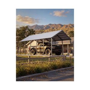 Garvee 13x26x11 ft Metal Carport Kit, Oversized Car Port with Vertical Roof
120° Steep-Pitch Roof for Snow Shedding / 133" High-Clearance RV & Boat Shelter / Heavy-Duty Reinforced Frame