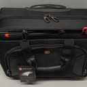 star cloud Rigid Frame Roling Laptop Bag on Wheels, Rolling Briefcase with USB & Type-C Charging Port,Water Resistant Rolling Computer Bag for 17.3 Inch Laptop, Work Travel and Business