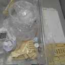 9-in-1 Acrylic Hamster Cage, Clear Dwarf Hamster Cage, with Tubes and All Accessories, 2-Tier Mouse Habitat, Easy to Clean, Suitable for Small Pets