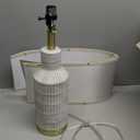 R&D Table lamp 2 Piece Set - Modern Living Room Bedside lamp - Ceramic Bedroom Bedside Table lamp
