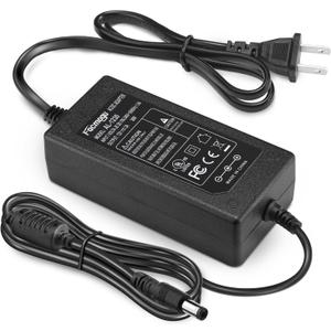 Facmogu DC 12V 3A Power Adapter, 100-240V AC to DC 12V 3A 36W Power Suppy with Barrel Connector 5.5x2.5mm & 5.5x2.1mm, 12 Volt 3 Amp Desktop Adpater 12V 3A Switching Transformer AC/DC Power Converter (12V 3A)