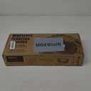 WOPITUES Floating Shelves for Wall Decor Sign, Bathroom Organizer and Storage, Bathroom Shelves Over Toilet with Metal Guardrail-Modern White