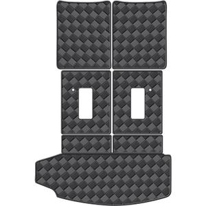 Cargo Mat for 2016-2024 2025 Dodge Durango 6 Seats Trunk Mat & 2ND+3RD Row Rear Backrest Mat, All Weather Rear Cargo Liner Back Seat Cover Protector
