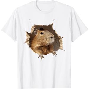 Funny Graphic Capybara T-Shirt, L
