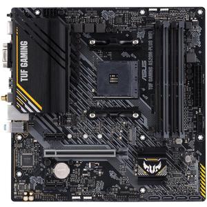 ASUS TUF Gaming A520M-PLUS (WiFi) AMD AM4 (3rd Gen Ryzen) microATX Gaming Motherboard (M.2 Support, 802.11ac Wi-Fi, DisplayPort, HDMI, D-Sub, USB 3.2 Gen 1 Type-A and Aura Addressable Gen 2 headers)