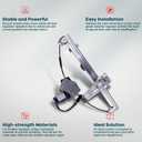 FINDAUTO Power Window Regulator Front Left Driver Side fit for 1999-2000 for Jeep Grand for Cherokee 741-552 Window Regulator and Motor Assembly with Motor