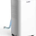LUKO 2000 Sq. Ft Dehumidifiers for Large Room and Basements, 30 Pints Dehumidifier with Drain Hose, Auto or Manual Drainage, 0.528 Gallon Water Tank, Auto Defrost, Dry Clothes Function, 24H Timer