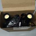 SUNVIE 2 Pack LED Spot Lights 3000K/4000K/5000K Adjustable Dimmable Floor Spotlight Lamp for Plants Decor 120V Uplighting for Artwork Wall Accent Lighting (Black)