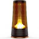 Vornado LUCERNA 2 Alchemy Ultrasonic Humidifier with Ambient Light, 1 Gallon Capacity, 24 Hour Runtime, Modern Luxury Design, Auto Shut-Off, Amber, Whole Room