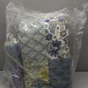 Yvooxny California King Quilt Set - Bohemian Farmhouse Patchwork Floral Pattern, Reversible Green, 110 x 118 Inch Quilt + 2 Pillowcases