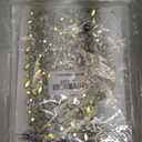 BBTO Rhinestone Chain Trim Applique Embellishment Crystal Wedding Bridal Costume Flower Leaf Chain Sewing Bling Trim for Jewelry DIY Necklace Bags Parties(3 Yards,AB)