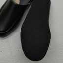 L.B. Evans Mens Duke Scuff Slip On Casual Slippers Casual - Black (9)