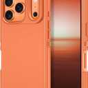I-HONVA for iPhone 17 Pro Max Case Shockproof Dust/Drop Proof 3-Layer Full Body Protection [Without Screen Protector] Rugged Heavy Duty Cover Case for Apple iPhone 17 Pro Max 6.9" 2025,Orange