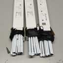 3 Pack White Easel Stand for Sign & Poster - 63" Adjustable Metal Easels for Wedding Welcome Sign, Painting, Canvas, Art Display - Portable Folding Tripod with Carry Bag, Holds 5 Lbs