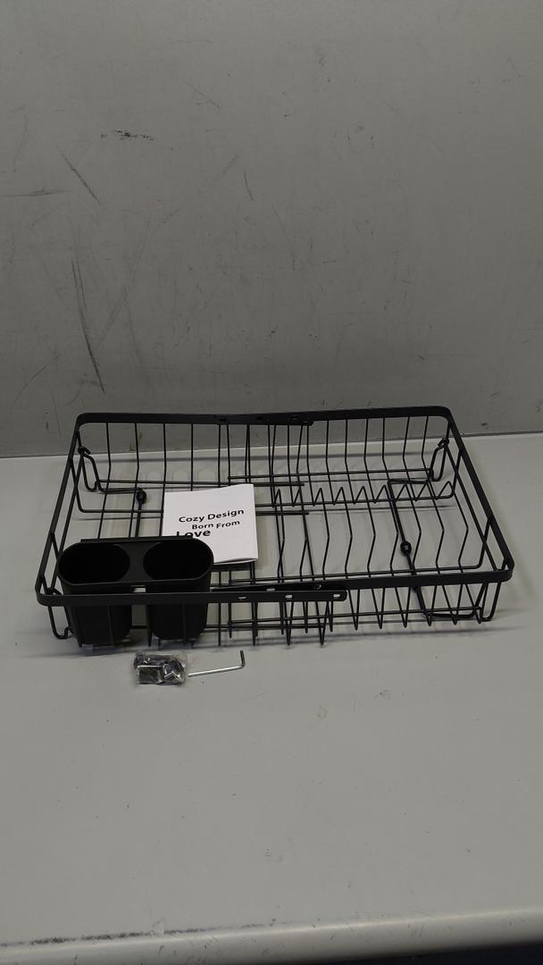 iSPECLE Sink Dish Holder, Black Color HAF002(M_6602)18.5 - 20inches x 11.5