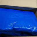 Tarp 20x40 Feet, 7 Mil Thick Waterproof Poly Tarps Cover UV Resistant, Rip & Tear Proof with Metal Grommets Every 20 Inche (Blue/Silver)