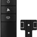 Ceiling Fan Remote Control Replacement for Hampton Bay,Replace for KUJCE10318, KUJCE10316,TR220A, 98130, Light Dimmer with 3-Speeds, 304.25MHz (Remote Only)