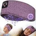 Bluetooth Headband, Sleep Headphones Band for Side Sleepers - Sleeping Headphones Headband with Thin Speaker Microphone Handsfree Ideas for Women Men