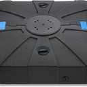 FLAME&SHADE 2-Piece Stand Weight Set for Outdoor Patio Cantilever Offset Umbrella Base 220lbs Black