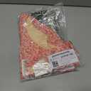 3 x Amazon Essentials Women's Side Tab Bikini Swimsuit Bottom (X-Large, Pale Peach Micro Floral)