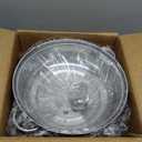 4 Piece Stainless Steel Steamer Pot Set with Glass Lid and handle,for Steamer Cooking,Casserole,Saucepan (4 layer)