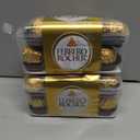 2 x Ferrero Rocher, Premium Milk Chocolate Hazelnut, Individually Wrapped, Chocolate Gift Box, 16 Count, 7 oz