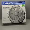 Lasko Wind Machine Fan, Air Circulator Fan with 3 Speeds, 20" Model 3300, Gray