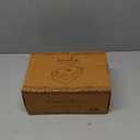 Mela Artisans Wooden Keepsake Box | Burnt Mango Wood Memory | Photo Storage Box with Hinged Lid | Decorative Storage Box | Mediumc | 7.5x4.5x3 Inch