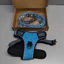 No Pull Dog Harness Adjustable Reflective Oxford Easy Control Medium Large Dog Harness with A Free Heavy Duty 5ft Dog Leash