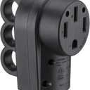 Miady 50AMP RV Replacement Female Plug with Easy Unplug Design, ETL Certified