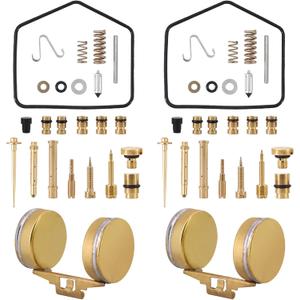 KIPA Carburetor Rebuild Repair Kit With Float Replace for 1970-1973 CB350 CL350 Twins, Carb # 3D, 722A, 726A & 728A On engine number 1065279