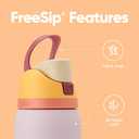 Owala FreeSip Insulated Stainless Steel Water Bottle with Straw for Sports and Travel, BPA-Free Sports Water Bottle, 32 oz, Candy Store