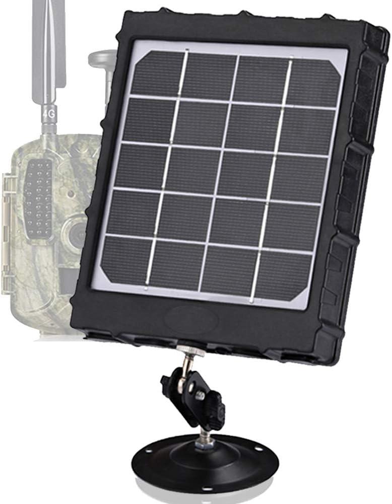 TKKOK Trail Camera Solar Power Panel 8000mAh 3W Supporting 12V 9V 6V for All 3G 4G Hunting Game Camera or Deer Feeder