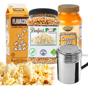 Perfectware Movie Night Popcorn Set (Popcorn Kernels, Salt, Oil and Shaker) Exp: 03/26/2025