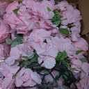 NUPTIO Flower Ball Arrangement Bouquet - 10 Pcs 14.2 inch Diameter Pink Fake Flowers Roses Balls for Centerpieces Tables - Artificial Rose Arrangements for Wedding Centerpiece Table Decorations