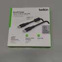 Belkin USB C to USB C Cable, 6.6ft, 240W - Type C Charger, iPhone Charger Cord, Fast Charging for iPhone 16, Galaxy S25, Pixel 9, MacBook, Chromebook, iPad Pro, Switch Steam Deck - Black