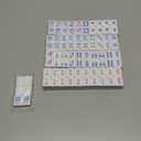 1.2" American Mahjong Tiles, 166 Tiles with White Color (Tiles Only, No Dice and Other Accessories)